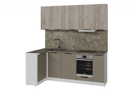 Кухонный гарнитур Альба прайм 400, 110х200 см 