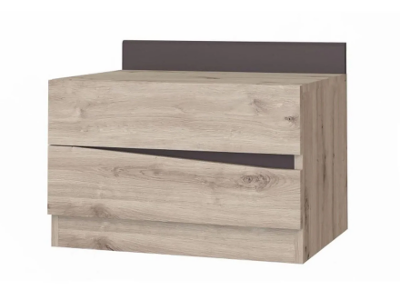 Тумба прикроватная Тиана, Дуб Бонифаций/Вольфрам 
